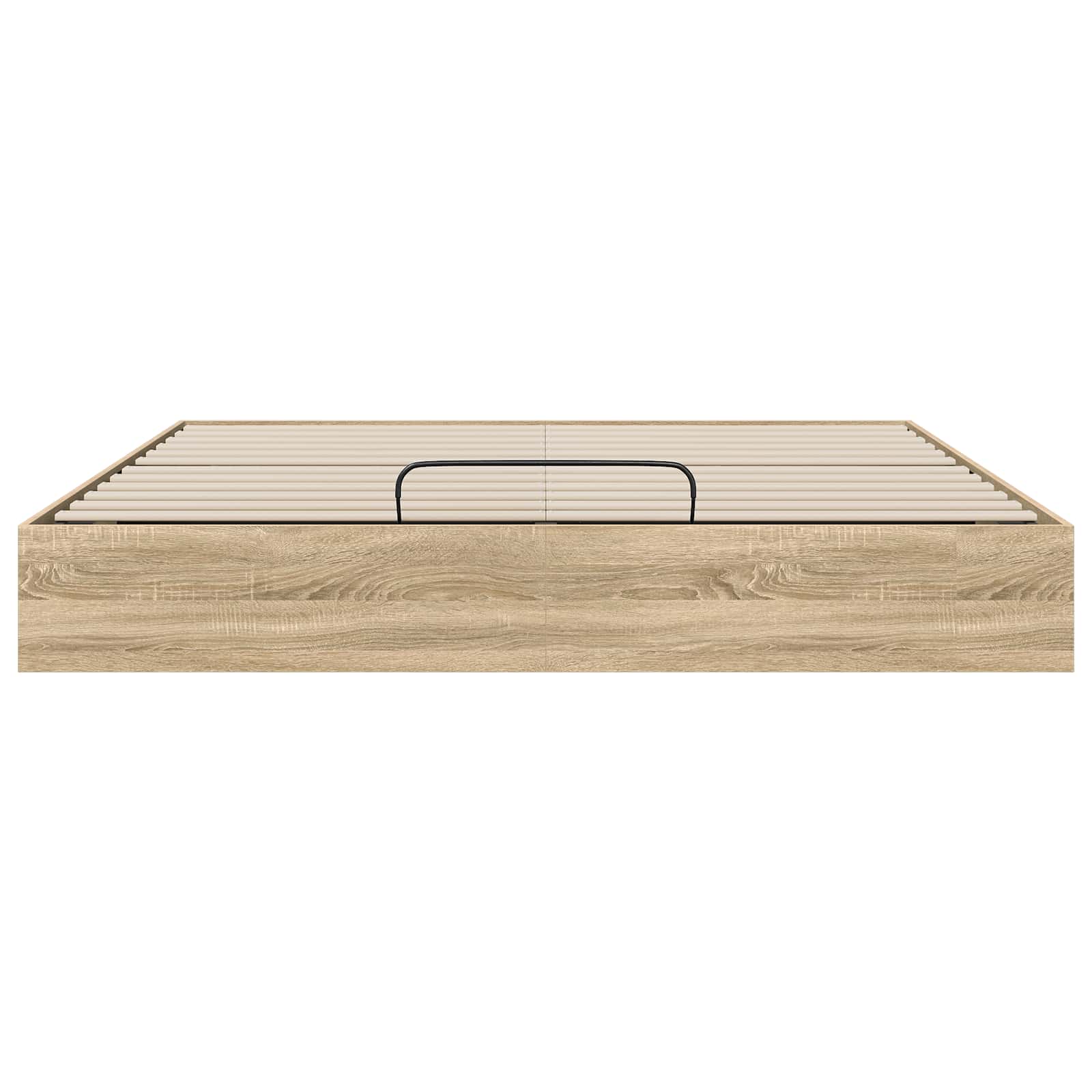 Ottoman Bettgestell mit Speicher Sonoma-Eiche 203 x 160 x 25 cm