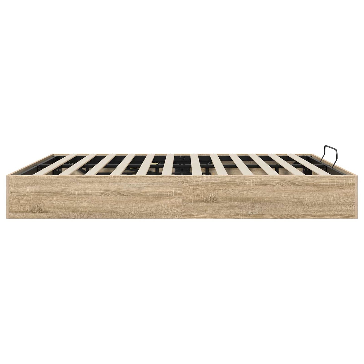 Ottoman Bettgestell mit Speicher Sonoma-Eiche 203 x 160 x 25 cm