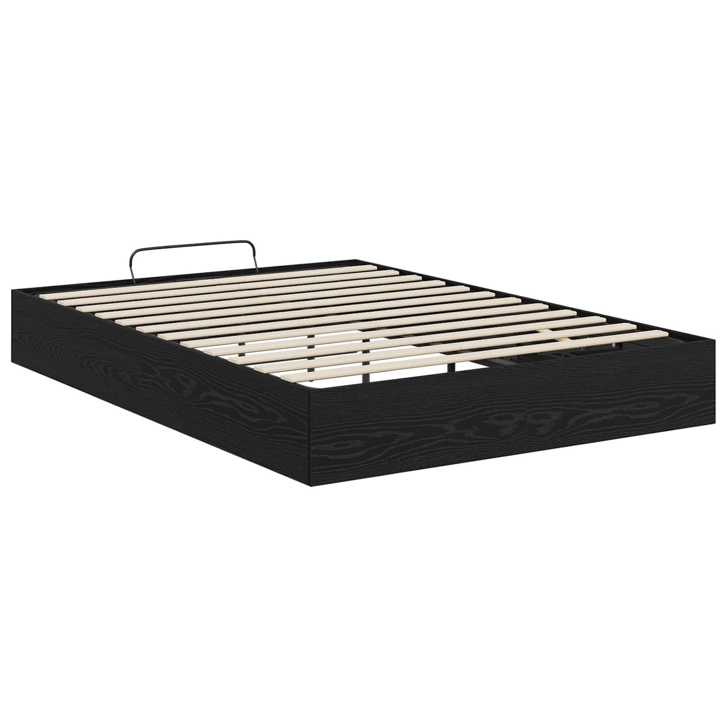 Ottoman Bettgestell Schwarze Eiche 203 x 140 x 25 cm
