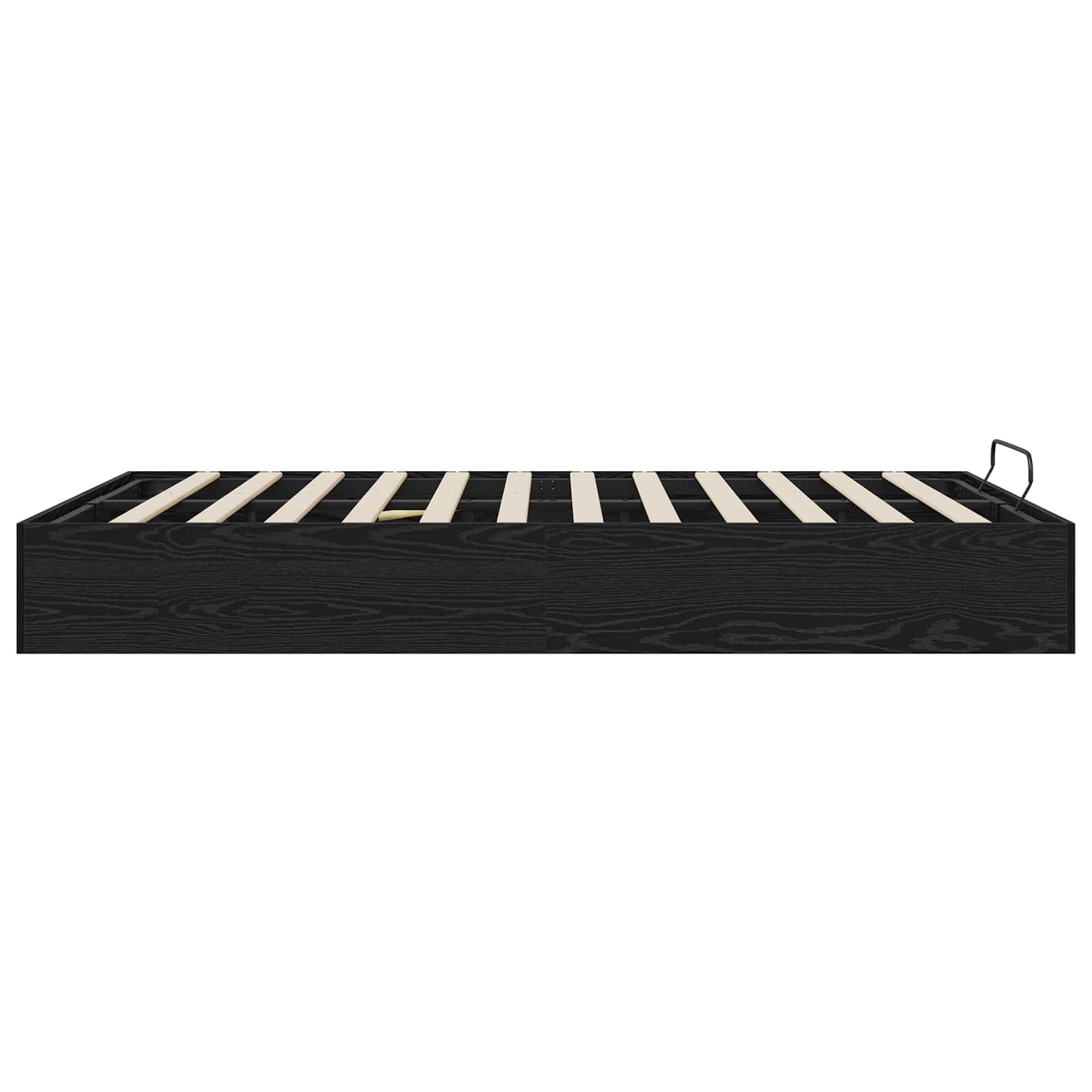 Ottoman Bettgestell Schwarze Eiche 203 x 140 x 25 cm