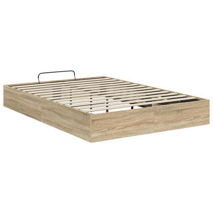 Ottoman Bettgestell Sonoma-Eiche 140 x 200 cm Holzwerkstoff