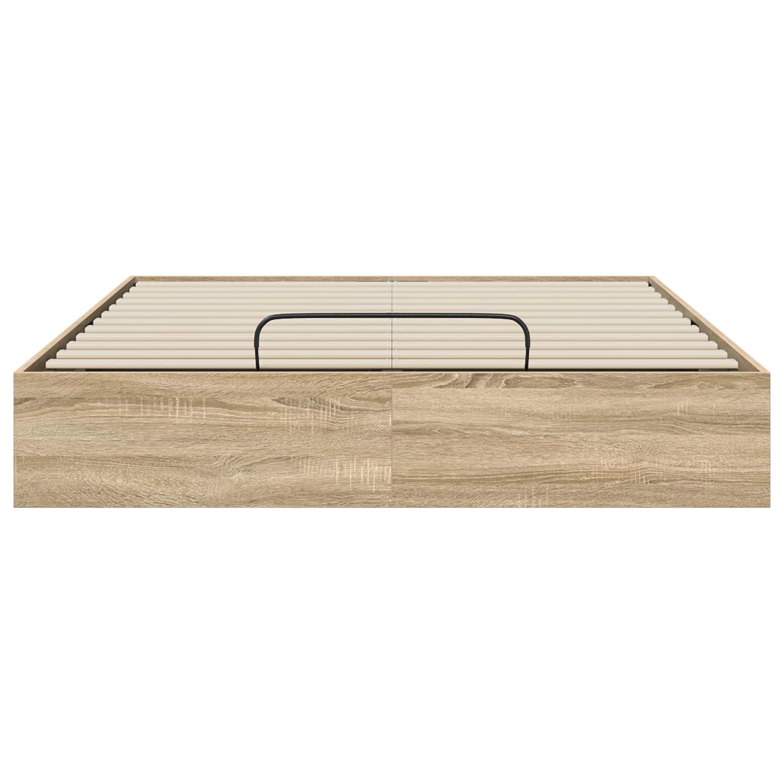 Ottoman Bettgestell mit Speicher Sonoma-Eiche 203 x 140 x 25 cm