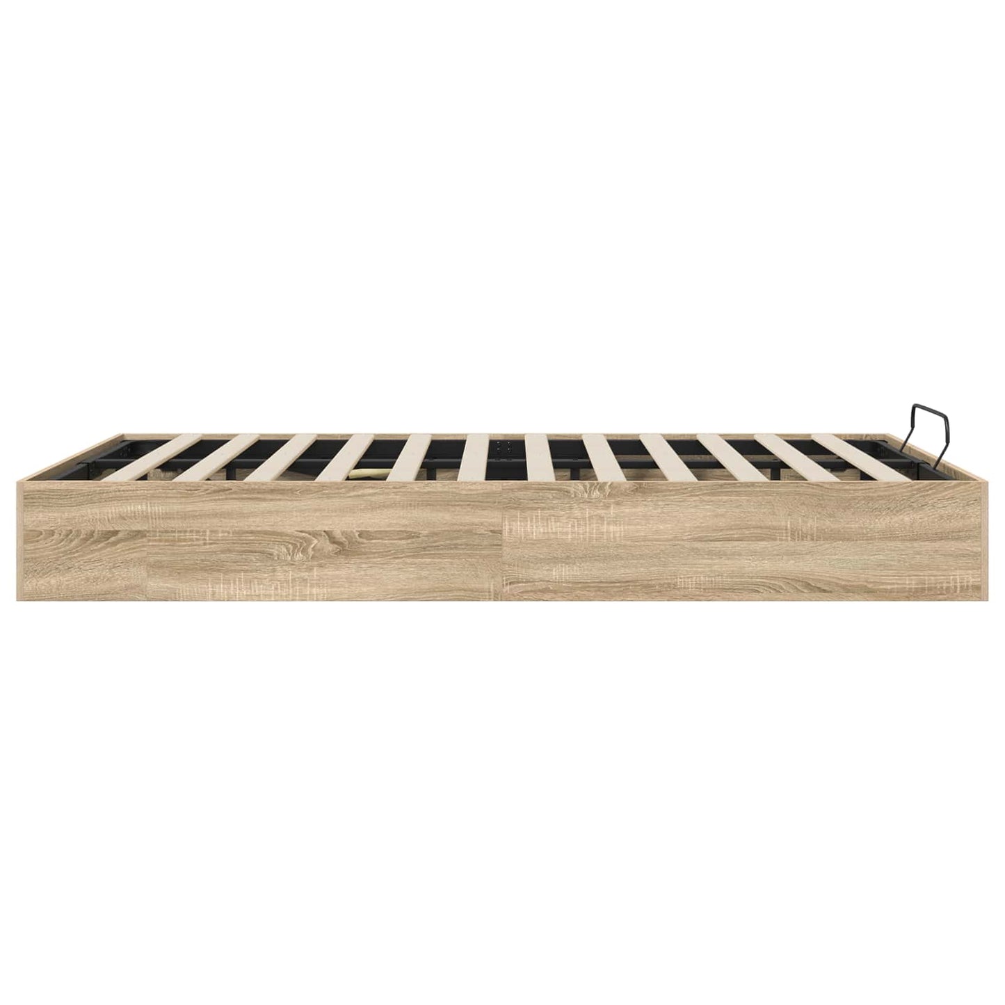 Ottoman Bettgestell mit Speicher Sonoma-Eiche 203 x 140 x 25 cm