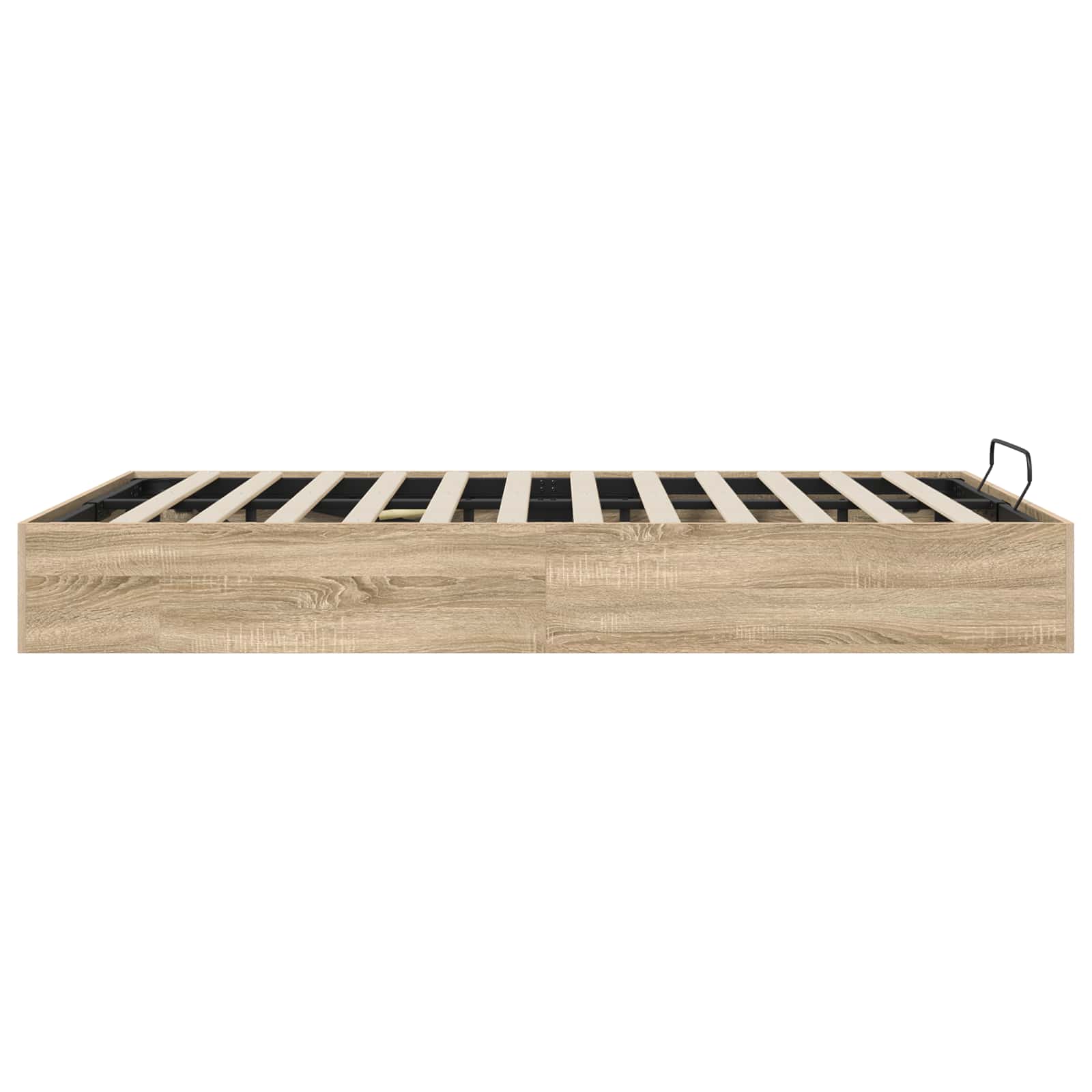 Ottoman Bettgestell mit Speicher Sonoma-Eiche 203 x 140 x 25 cm