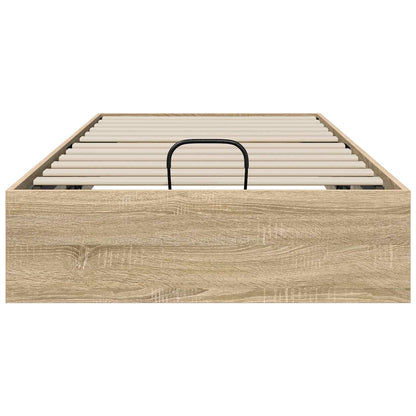 Ottoman Bettgestell Sonoma-Eiche 90 x 200 cm Holzwerkstoff