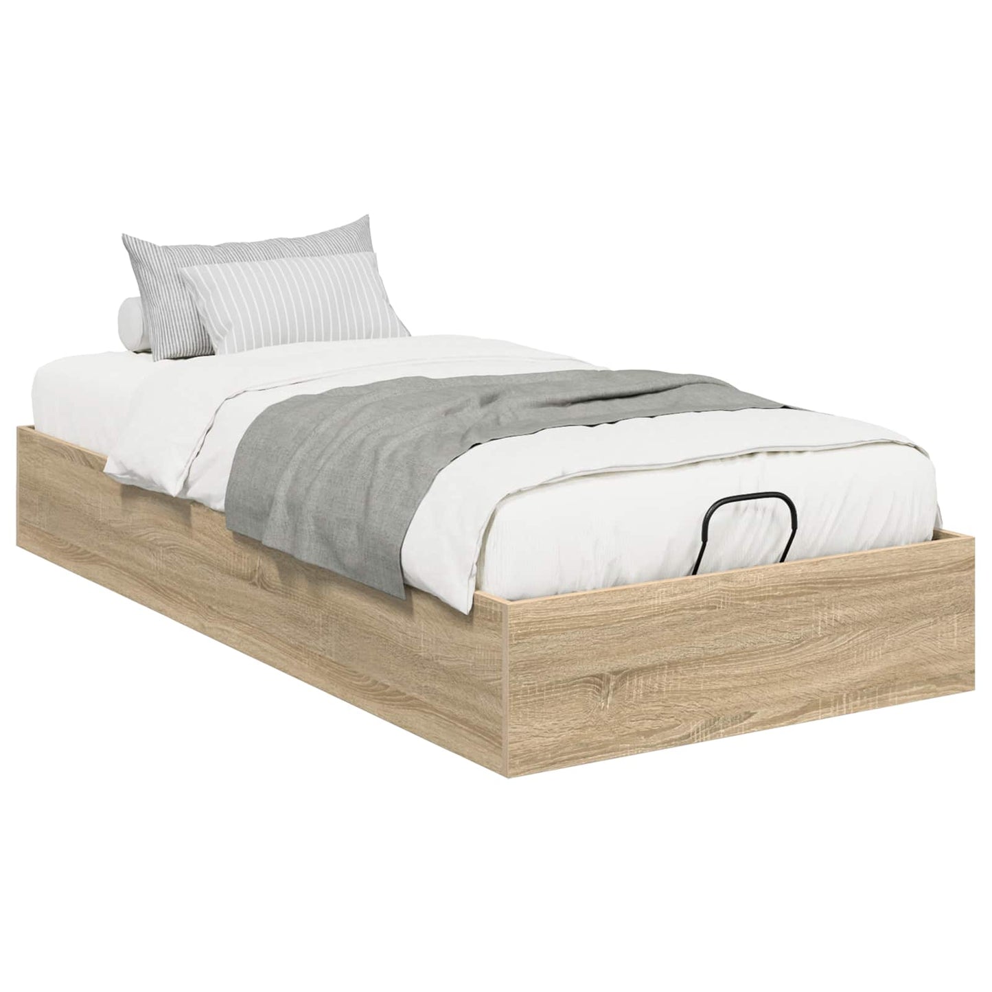 Ottoman Bettgestell Sonoma-Eiche 203 x 90 x 25 cm Holzwerkstoff