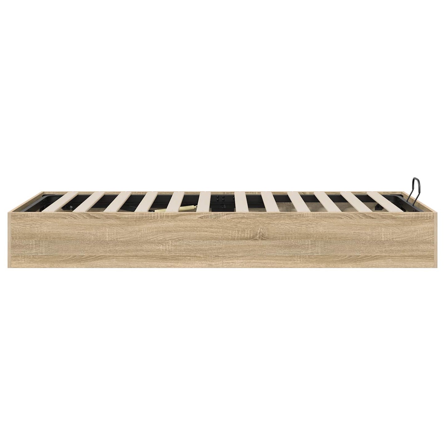 Ottoman Bettgestell Sonoma-Eiche 203 x 90 x 25 cm Holzwerkstoff