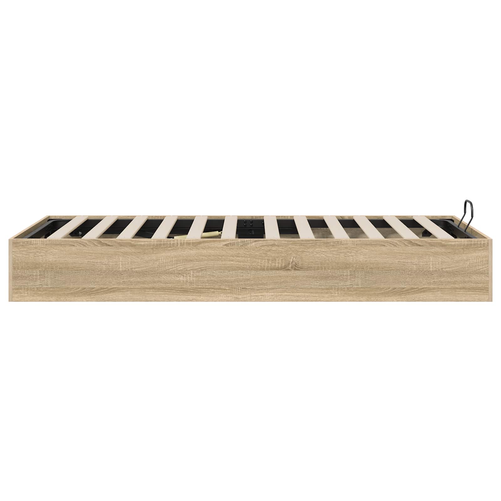 Ottoman Bettgestell Sonoma-Eiche 203 x 90 x 25 cm Holzwerkstoff
