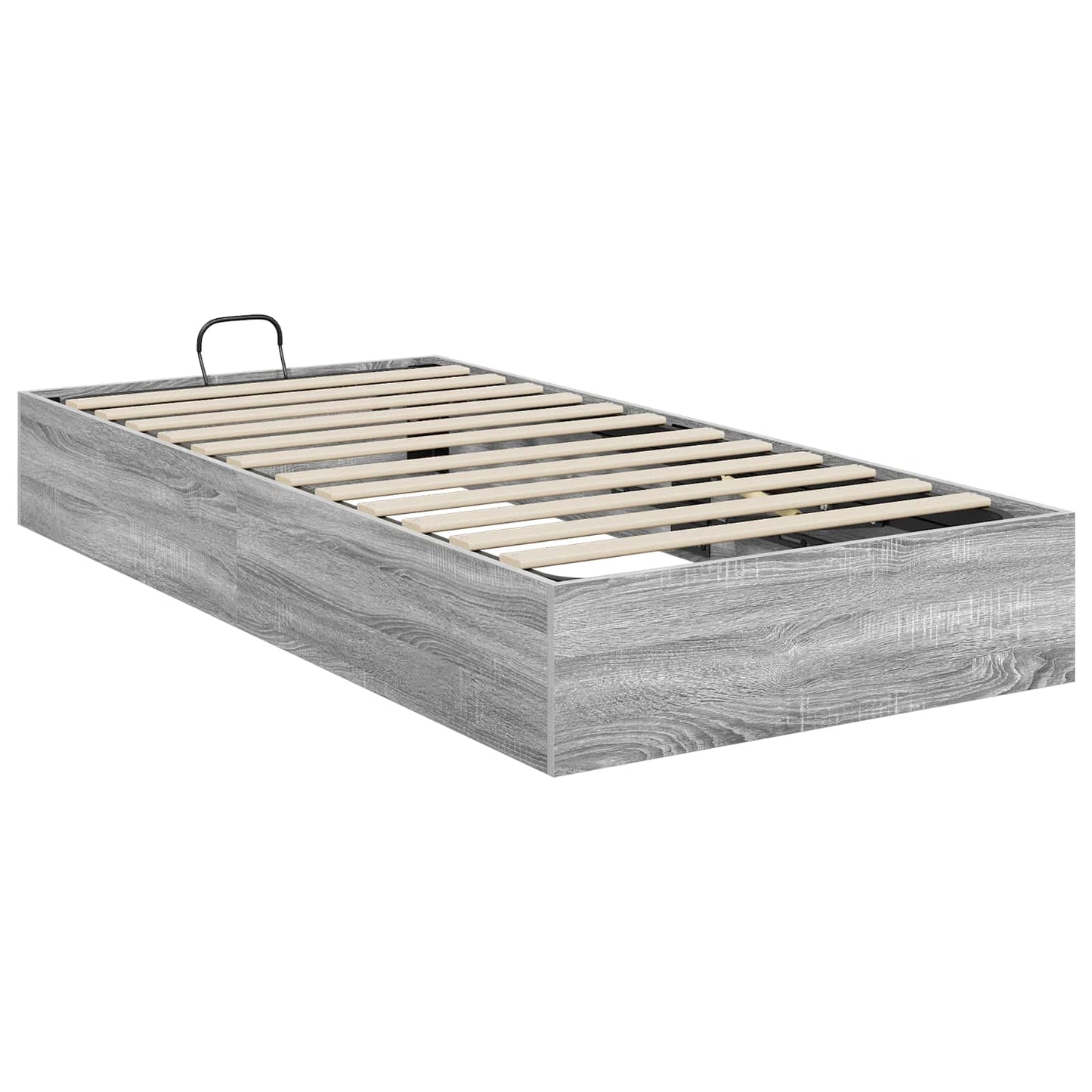 Ottoman Bettgestell Sonoma-Grau 203 x 90 x 25 cm Holzwerkstoff