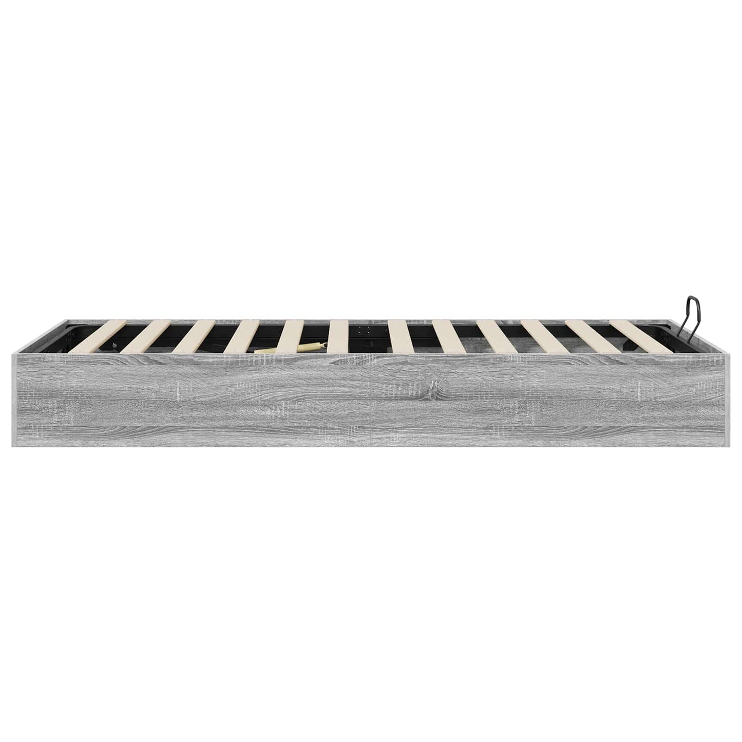 Ottoman Bettgestell Sonoma-Grau 203 x 90 x 25 cm Holzwerkstoff