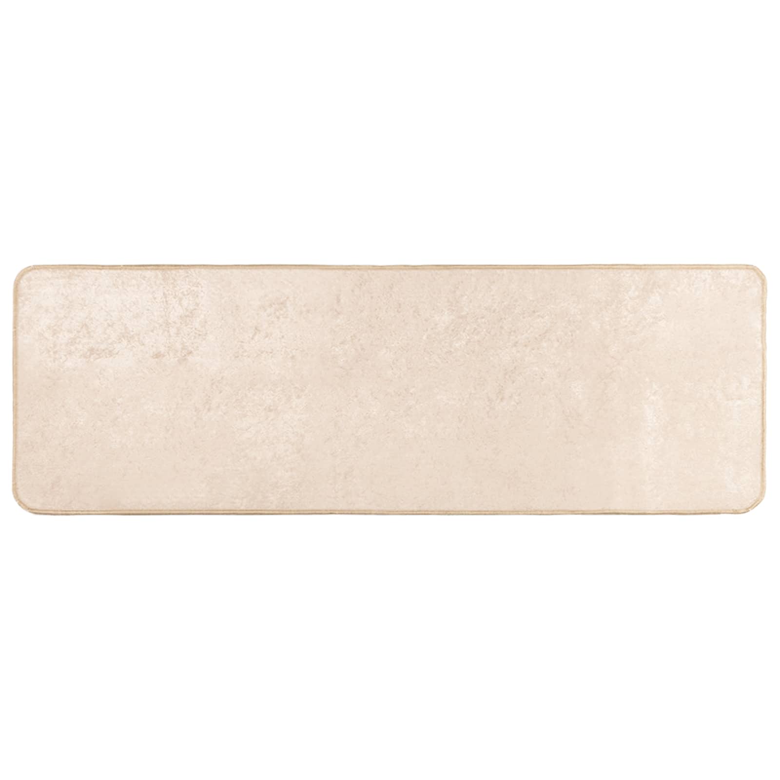 Teppichläufer MARSA Creme 50 x 100 cm Polyester und PVC