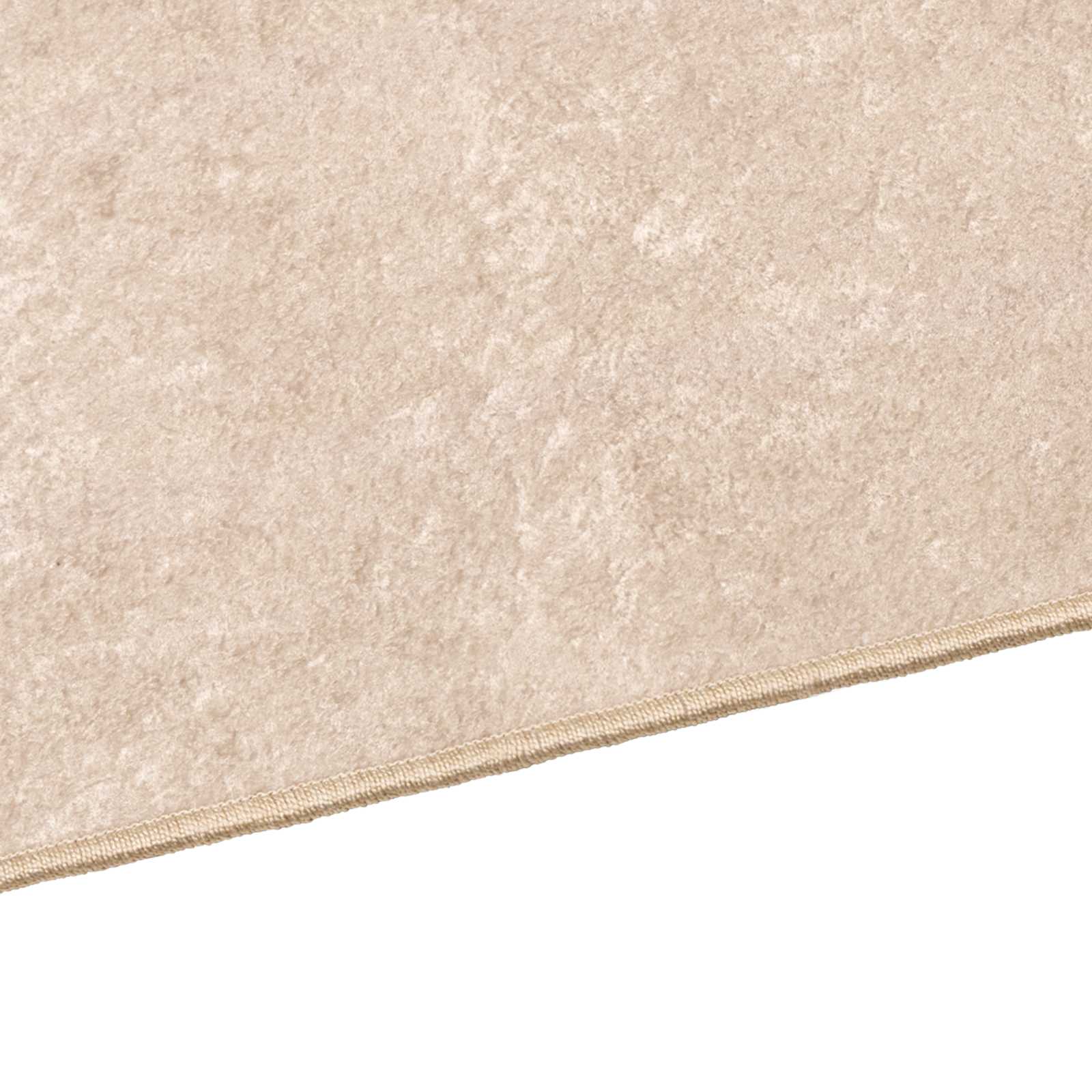 Teppichläufer MARSA Creme 50 x 200 cm Polyester und PVC