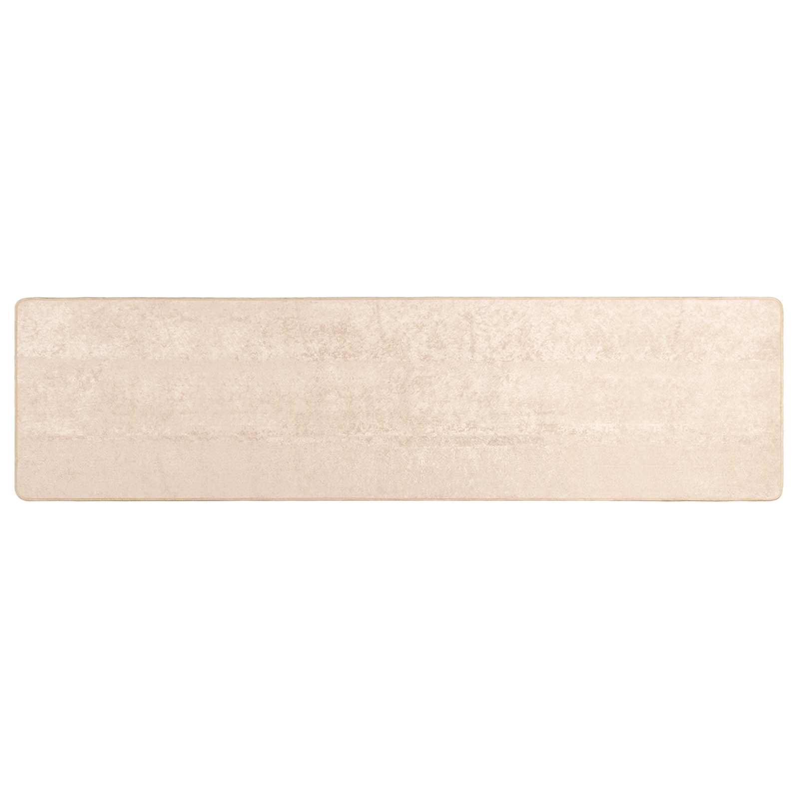 Teppichläufer MARSA Creme 80 x 300 cm Polyester und PVC