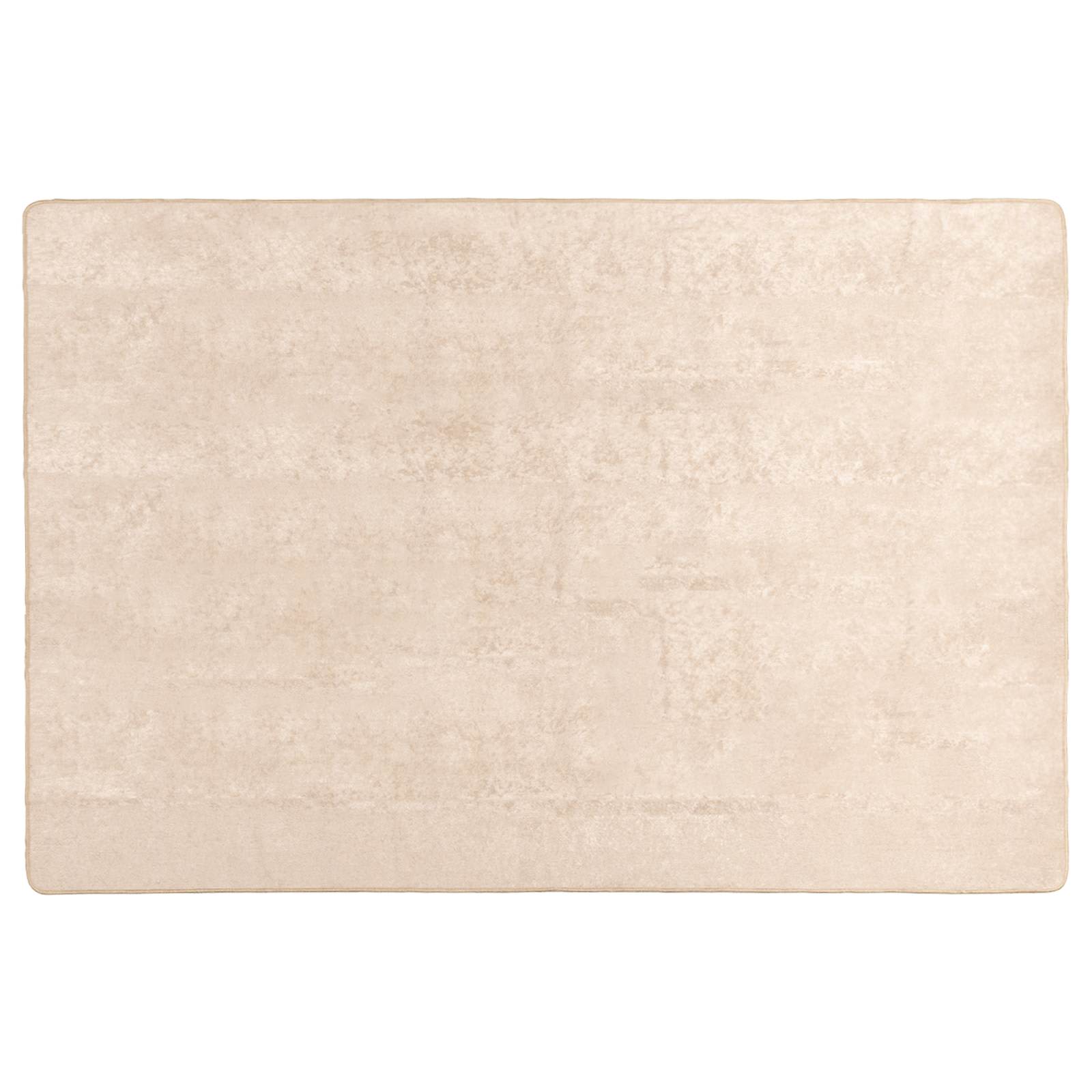 Teppichläufer MARSA Creme 120 x 170 cm Polyester und PVC