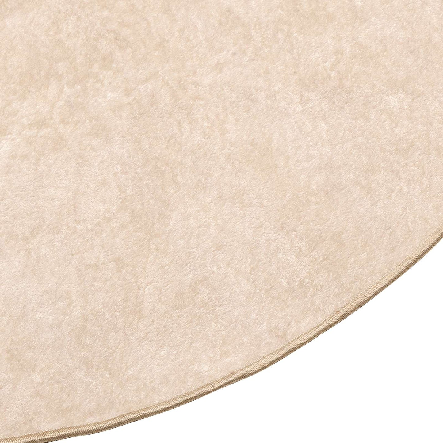Teppichläufer MARSA Creme 120 x 120 cm Polyester und PVC