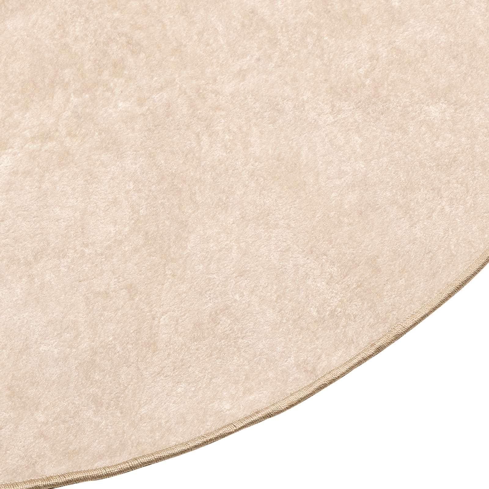 Teppichläufer MARSA Creme 120 x 120 cm Polyester und PVC