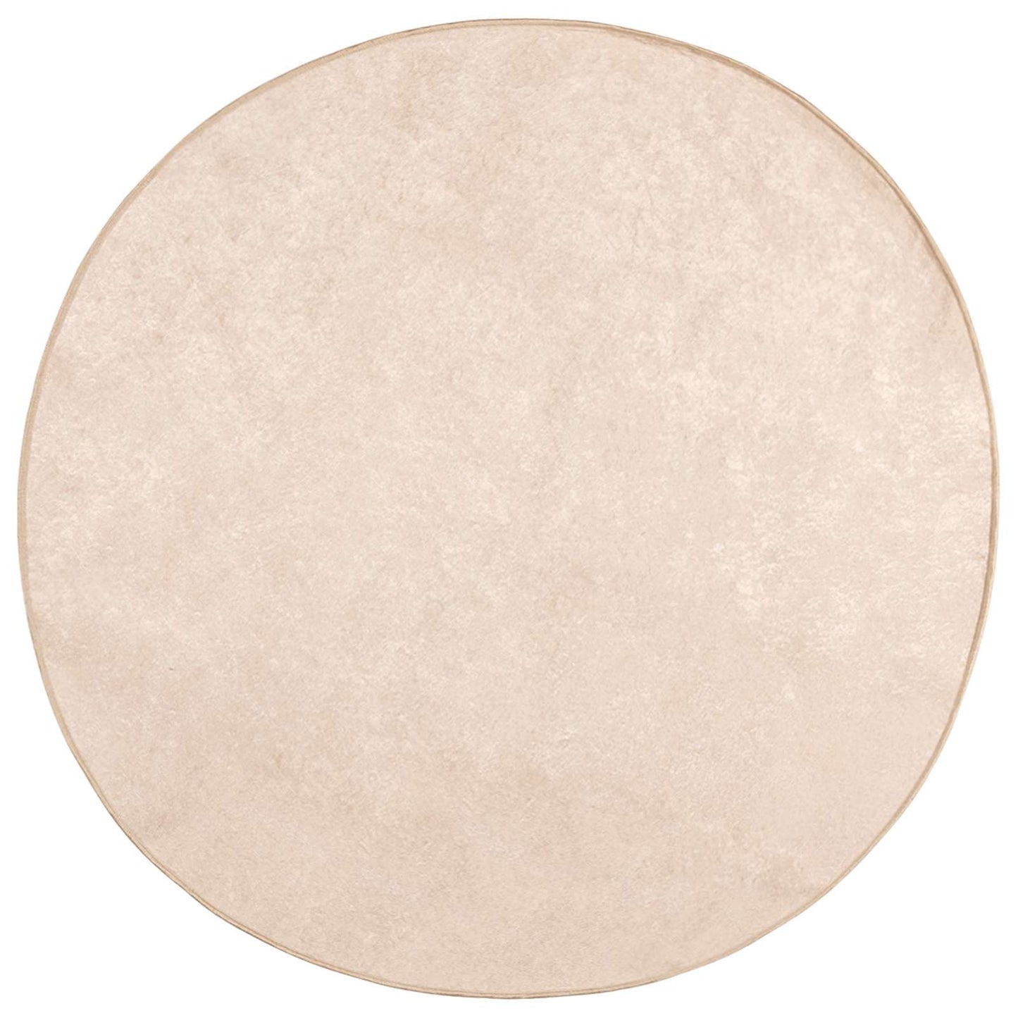 Teppichläufer MARSA Creme 120 x 120 cm Polyester und PVC