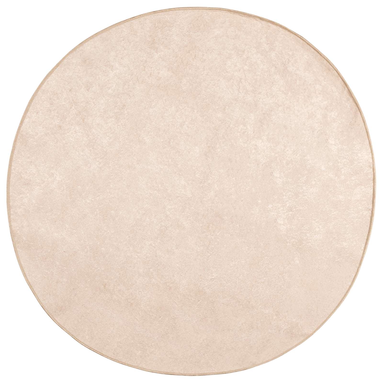 Teppichläufer MARSA Creme 120 x 120 cm Polyester und PVC