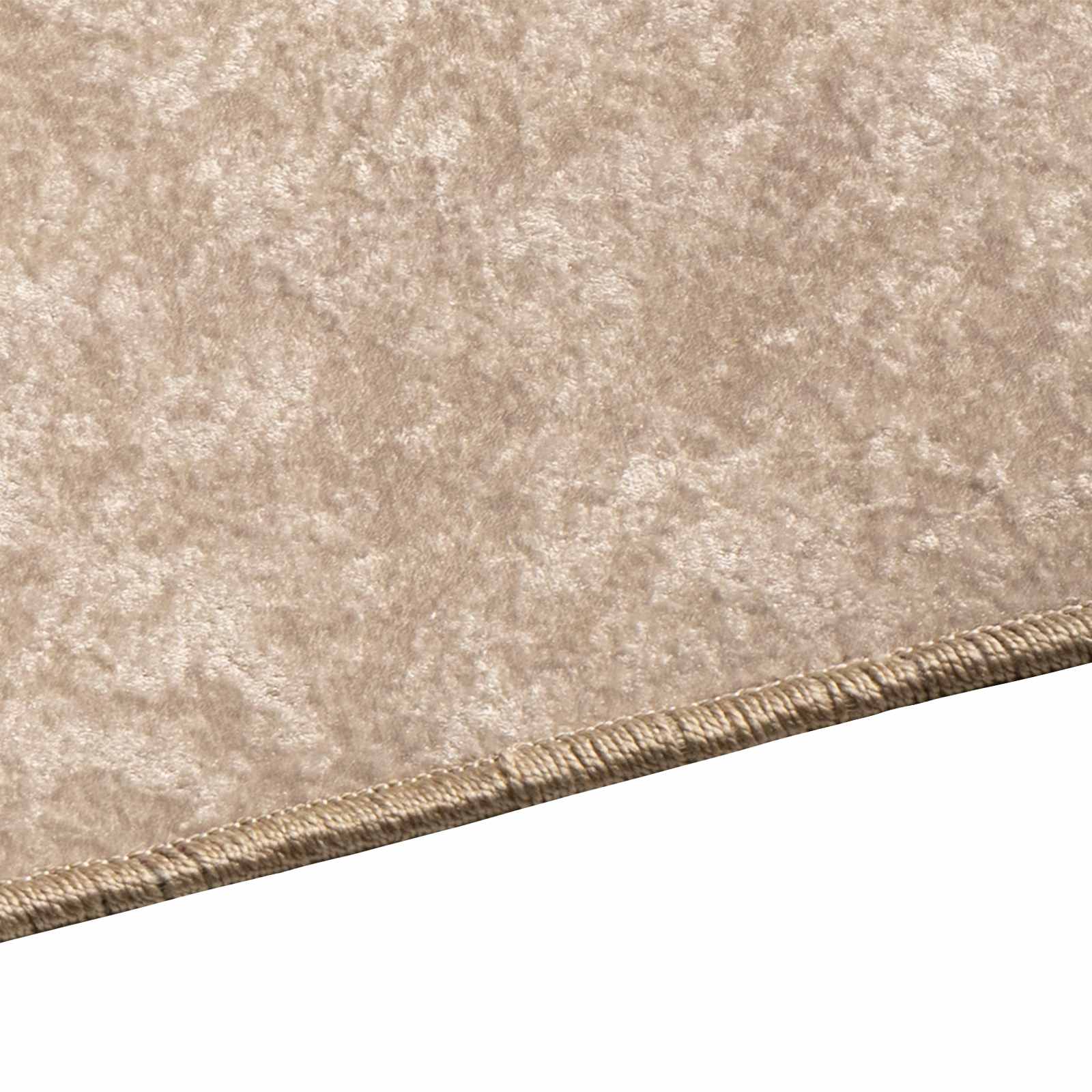 Teppichläufer MARSA Beige 50 x 200 cm Polyester und PVC
