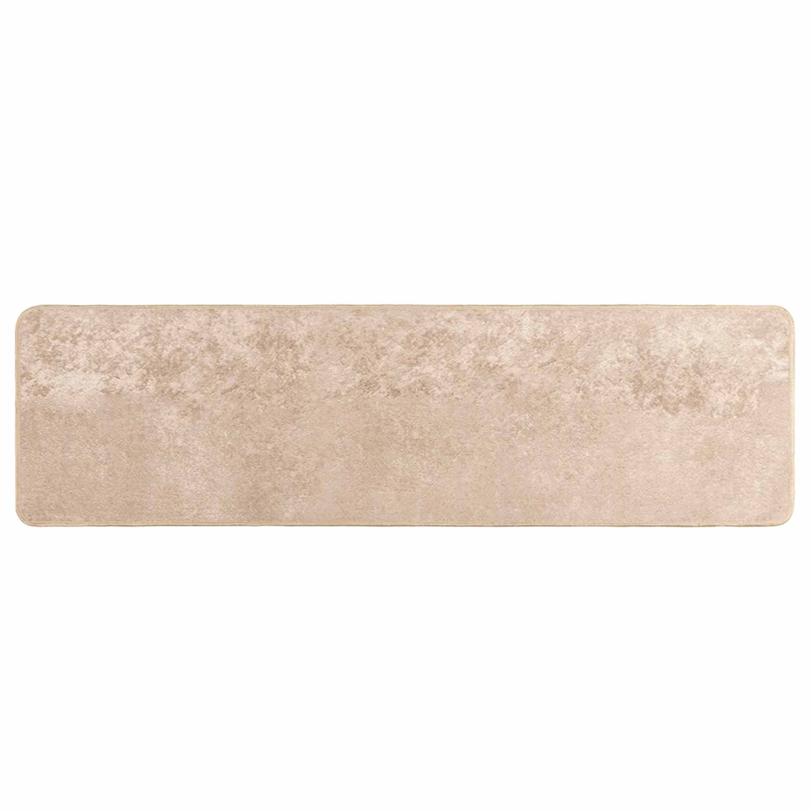 Teppichläufer MARSA Beige 50 x 200 cm Polyester und PVC