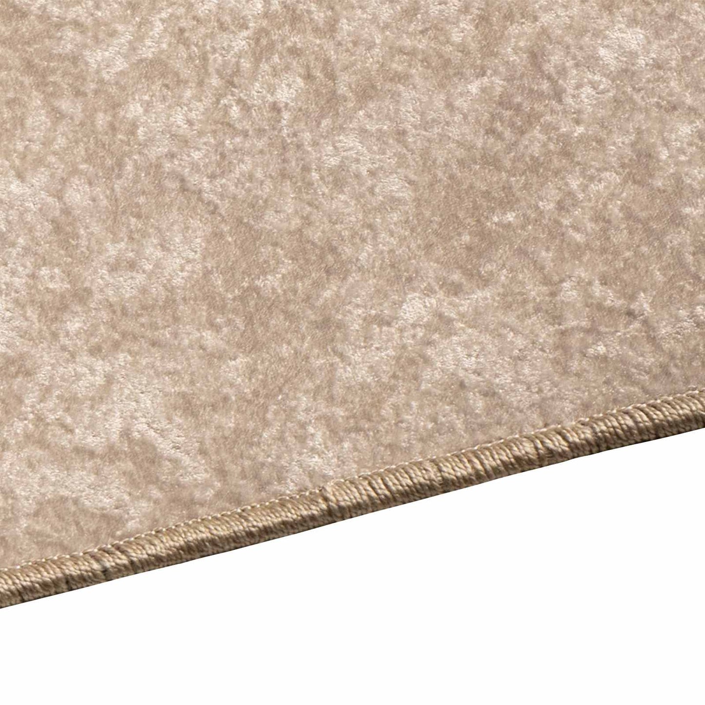 Teppichläufer MARSA Beige 50 x 400 cm Polyester und PVC