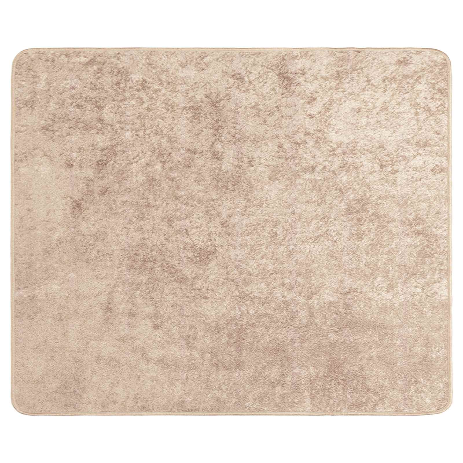 Teppichläufer MARSA Beige 80 x 100 cm Polyester und PVC