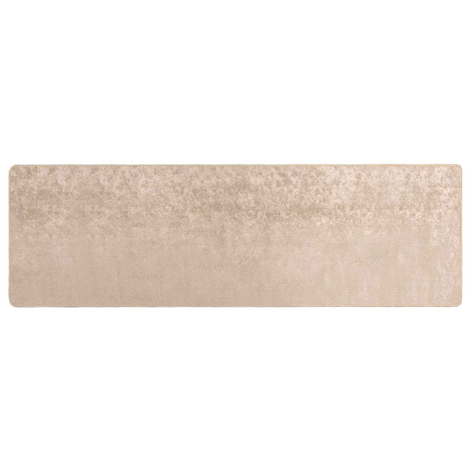 Teppichläufer MARSA Beige 80 x 250 cm Polyester und PVC