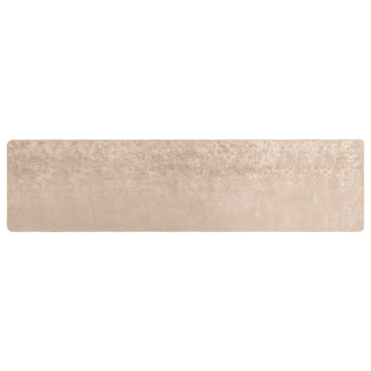 Teppichläufer MARSA Beige 80 x 400 cm Polyester und PVC