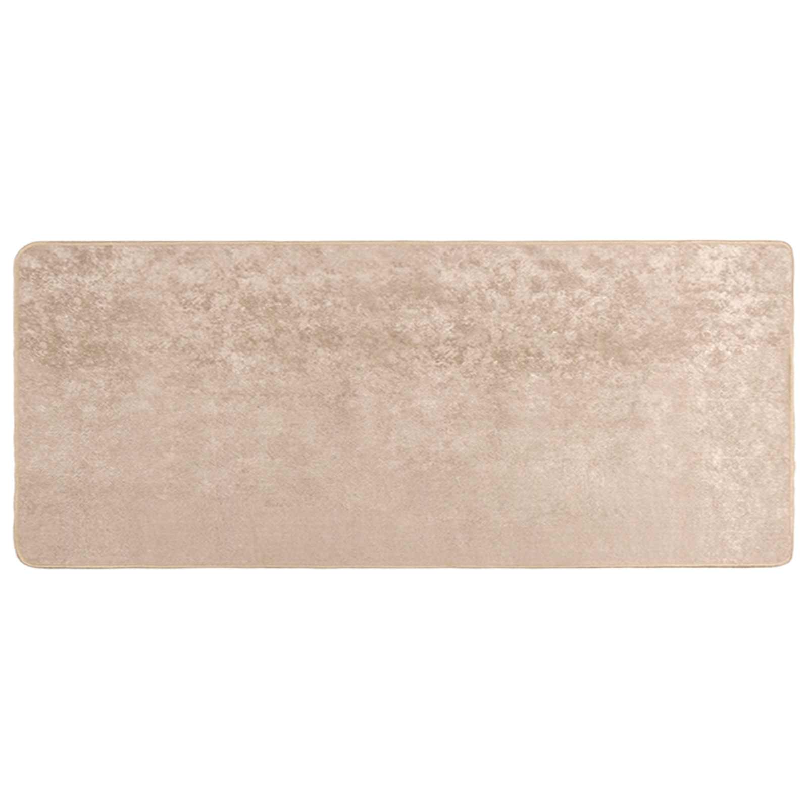 Teppichläufer MARSA Beige 100 x 200 cm Polyester und PVC