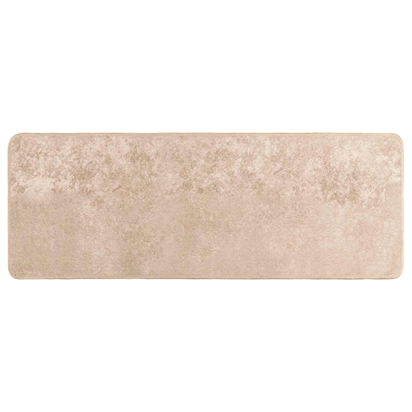 Teppichläufer MARSA Beige 100 x 250 cm Polyester und PVC