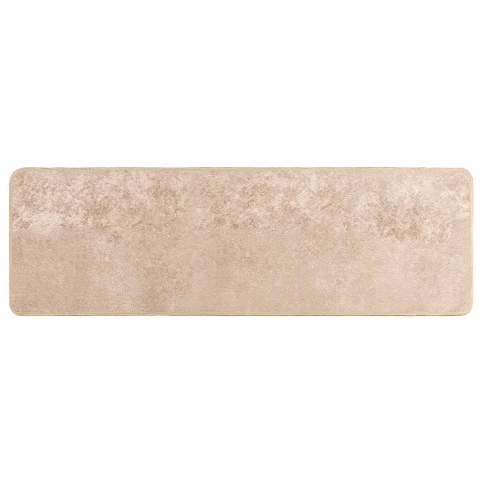 Teppichläufer MARSA Beige 100 x 350 cm Polyester und PVC