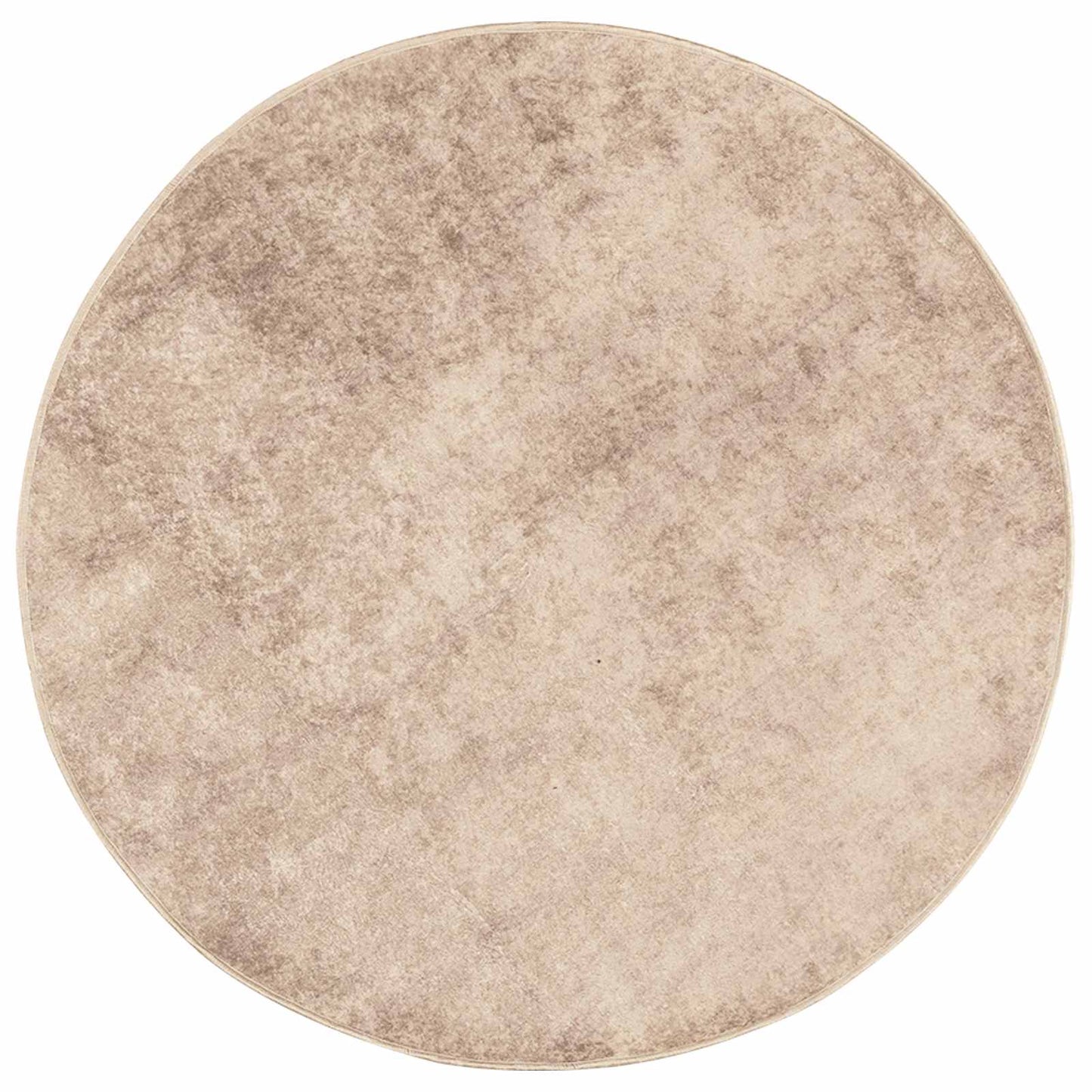 Teppichläufer MARSA Beige 120 x 120 cm Polyester und PVC