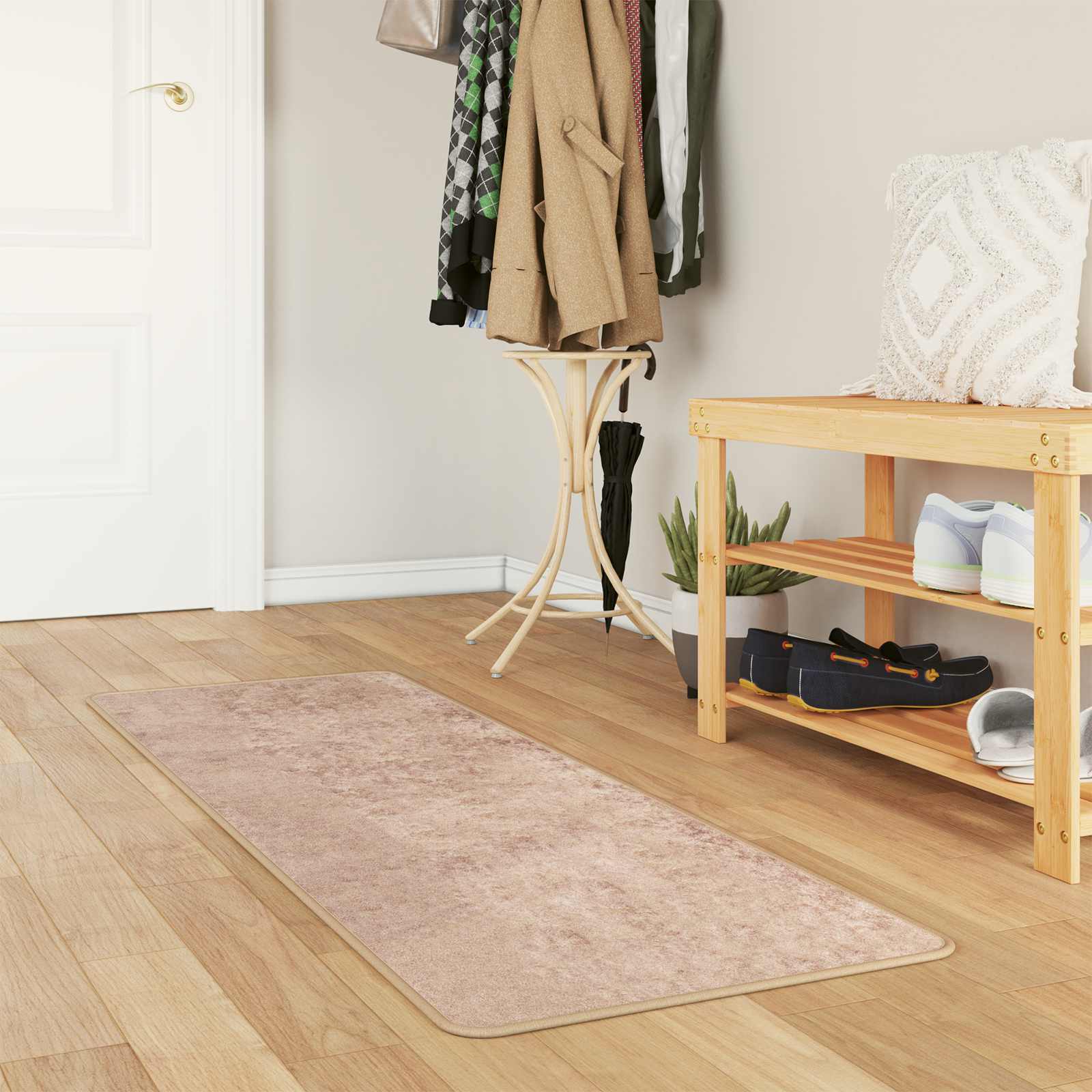 Teppichläufer MARSA Sand 50 x 200 cm Polyester und PVC