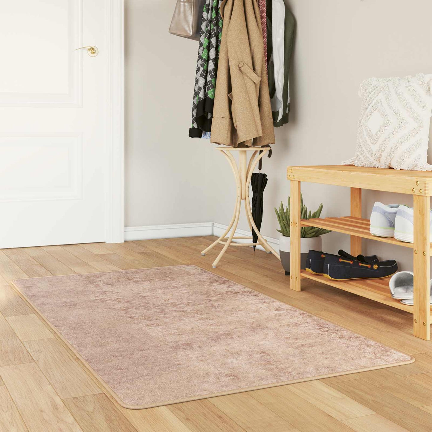 Teppichläufer MARSA Sand 100 x 200 cm Polyester und PVC