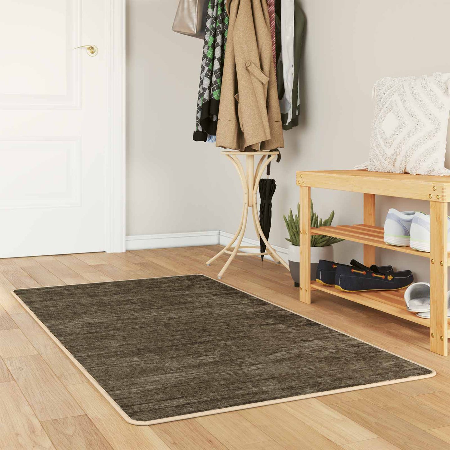 Teppichläufer MARSA Waldgrün 100 x 200 cm Polyester und PVC