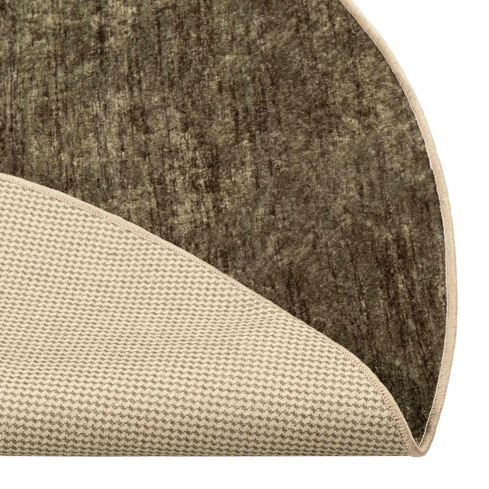 Teppichläufer MARSA Waldgrün 120 x 120 cm Polyester und PVC