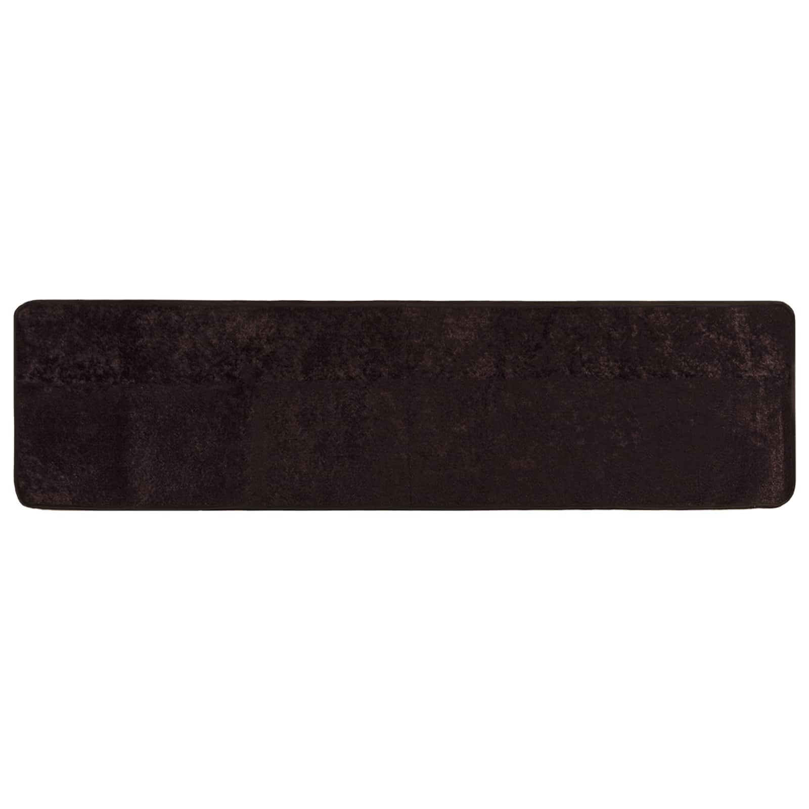 Teppichläufer MARSA Anthrazit 80 x 350 cm Polyester und PVC