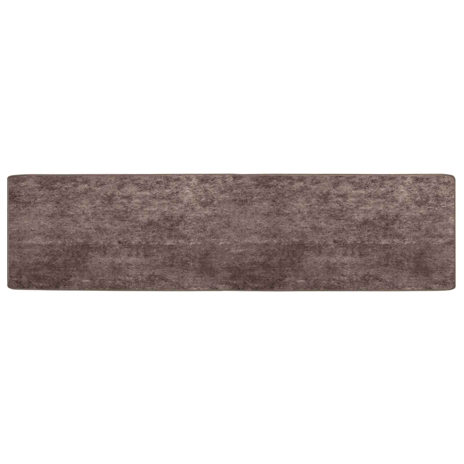 Teppichläufer MARSA Grau 50 x 200 cm Polyester und PVC
