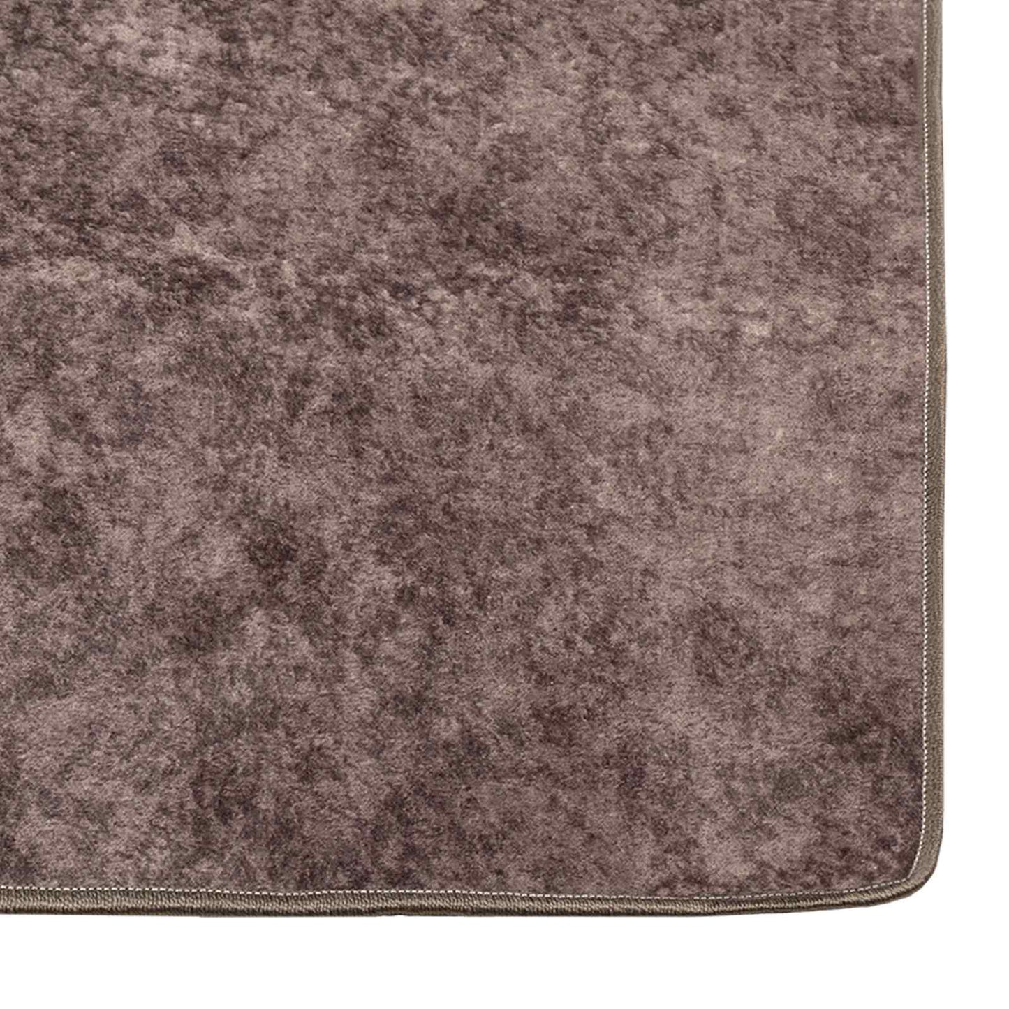 Teppichläufer MARSA Grau 80 x 200 cm Polyester und PVC