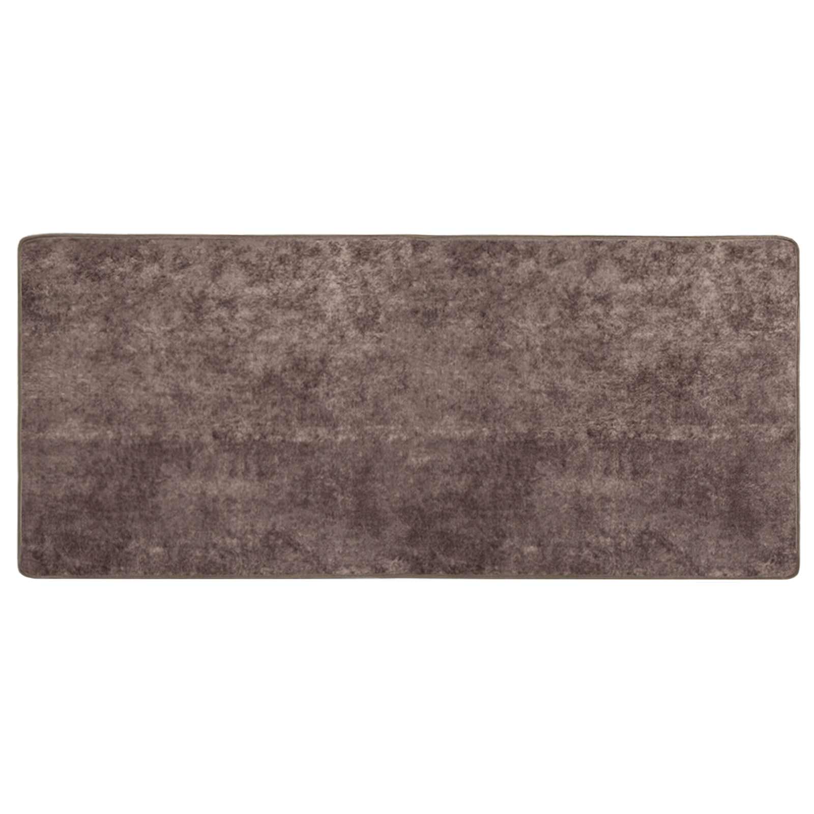 Teppichläufer MARSA Grau 80 x 200 cm Polyester und PVC