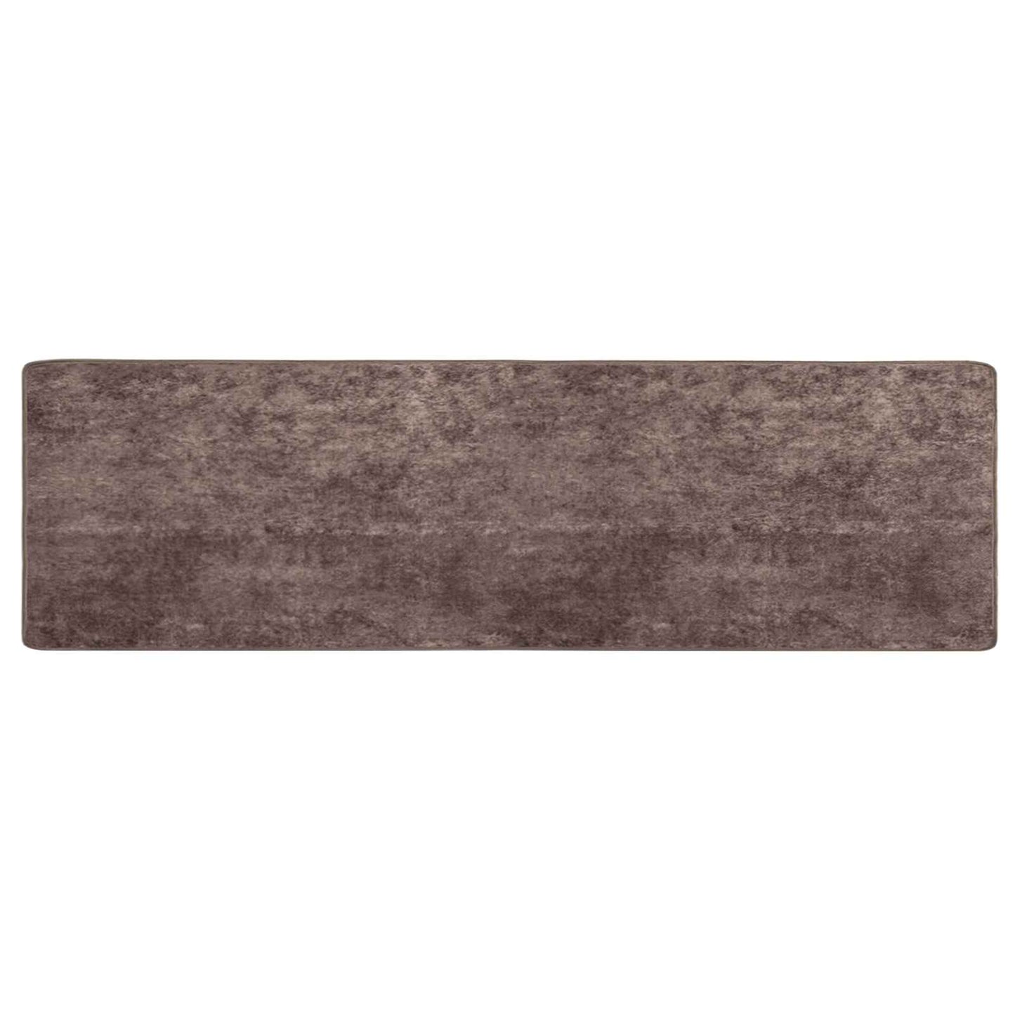 Teppichläufer MARSA Grau 80 x 350 cm Polyester und PVC