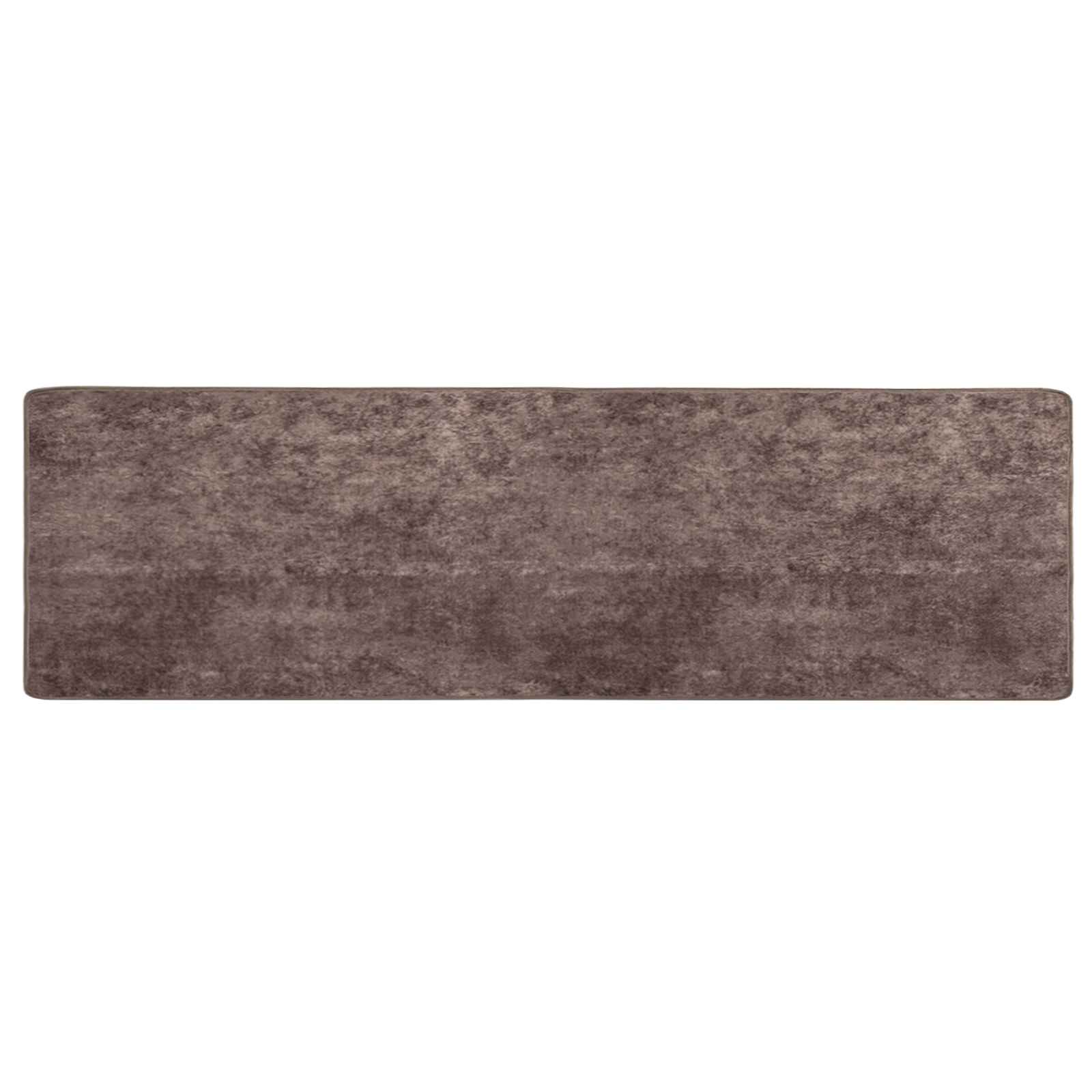 Teppichläufer MARSA Grau 80 x 350 cm Polyester und PVC