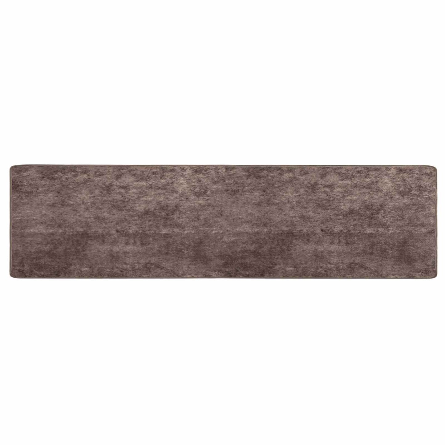 Teppichläufer MARSA Grau 80 x 400 cm Polyester und PVC