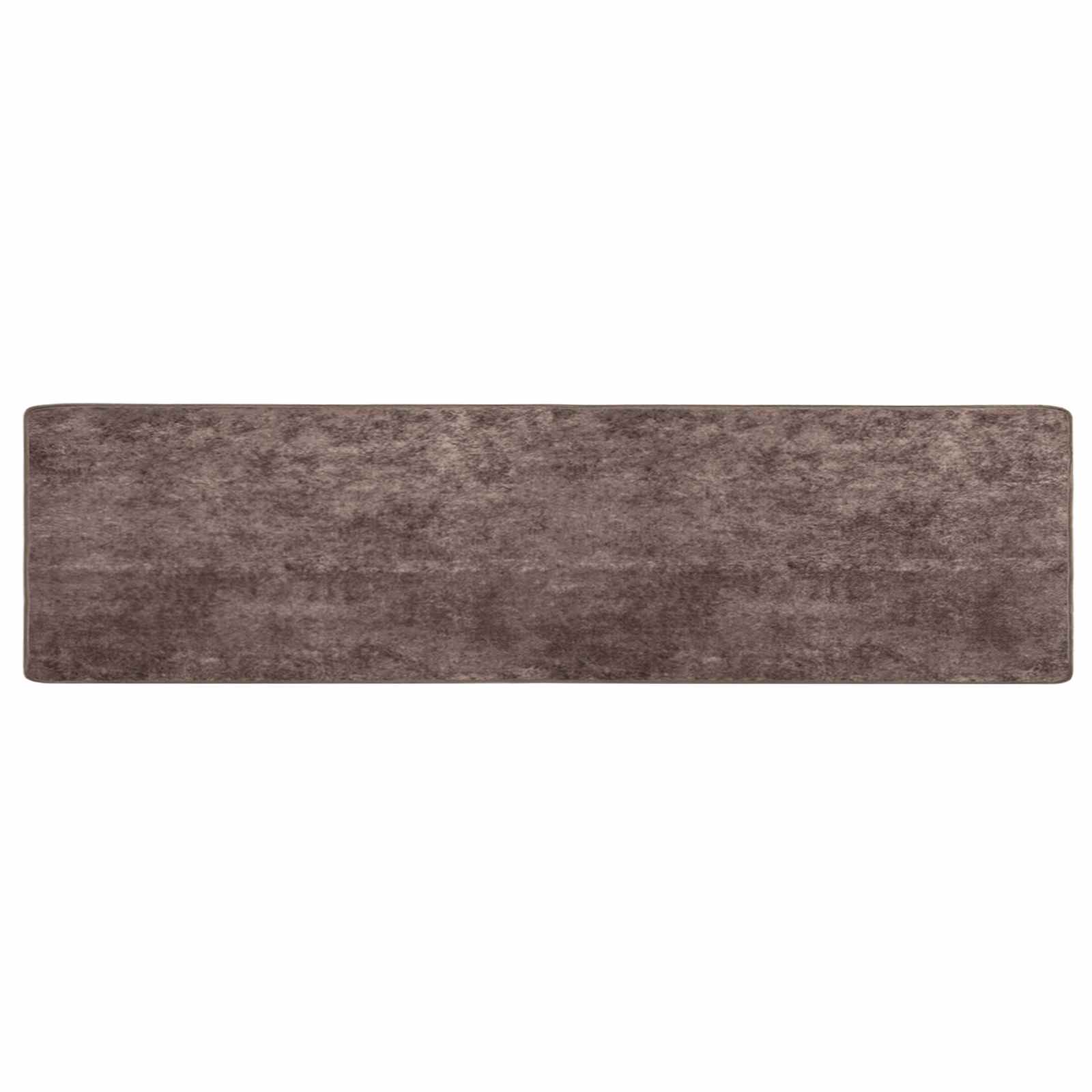Teppichläufer MARSA Grau 80 x 400 cm Polyester und PVC