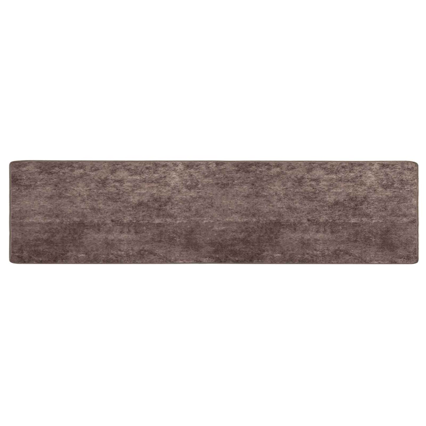 Teppichläufer MARSA Grau 80 x 450 cm Polyester und PVC