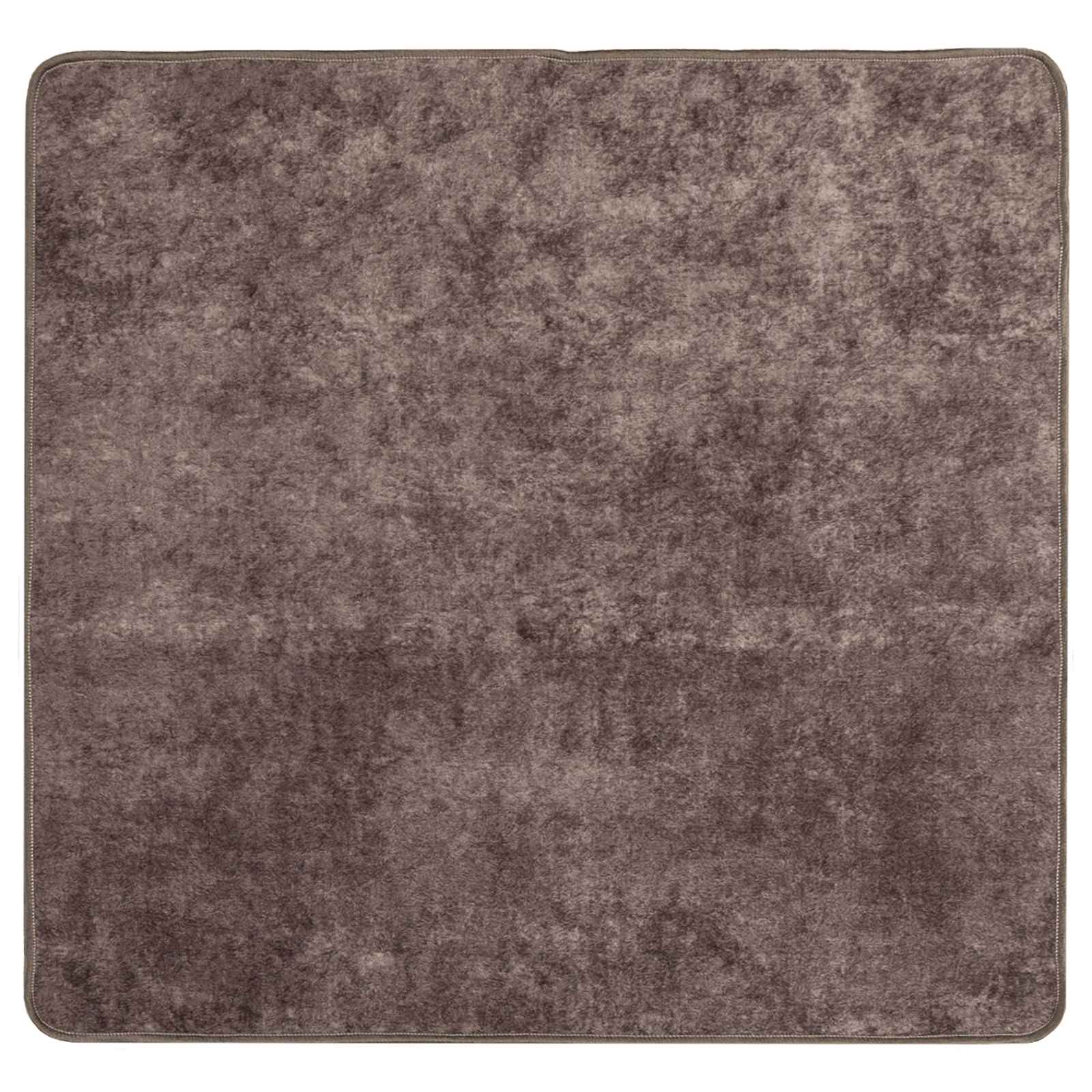 Teppichläufer MARSA Grau 100 x 100 cm Polyester und PVC