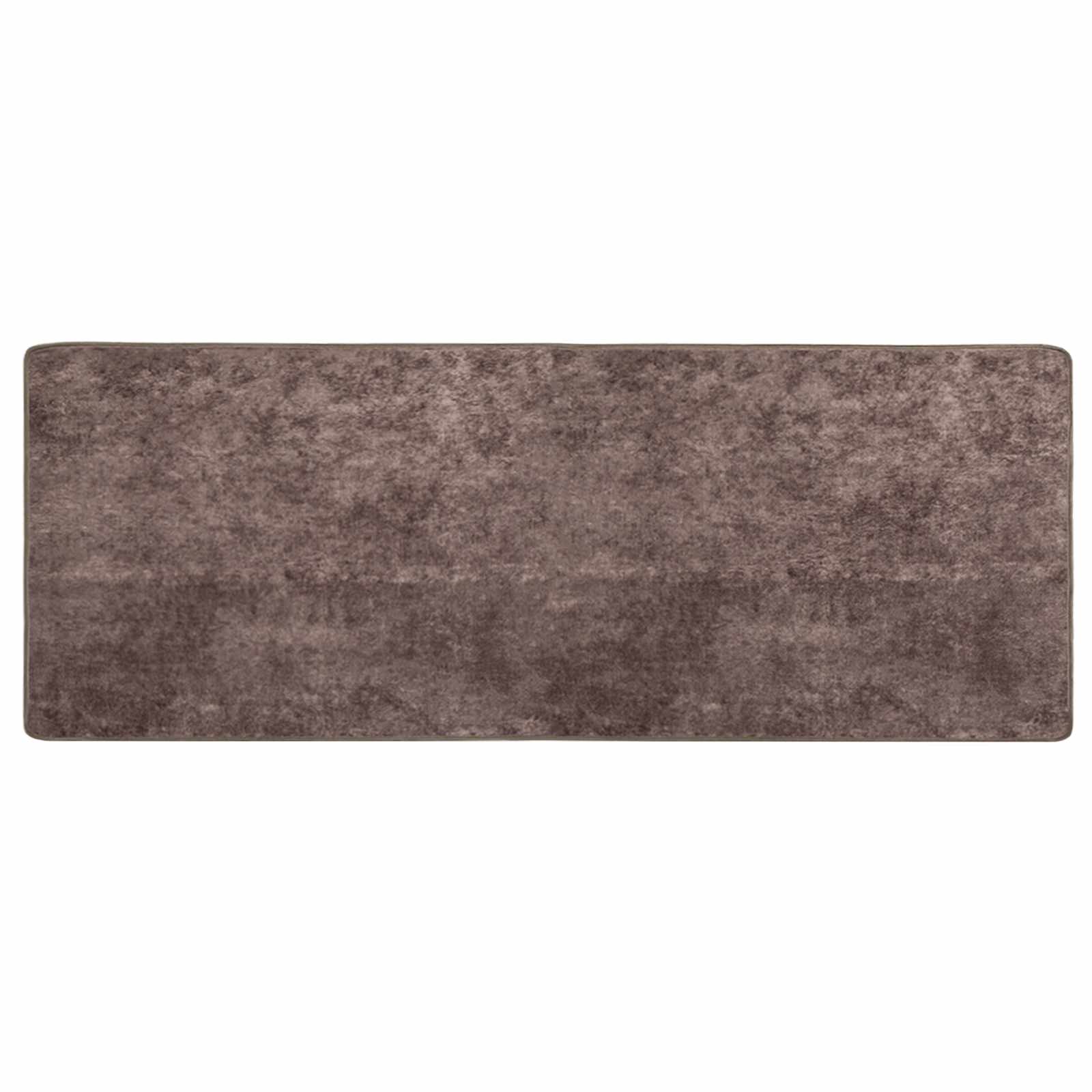Teppichläufer MARSA Grau 100 x 250 cm Polyester und PVC