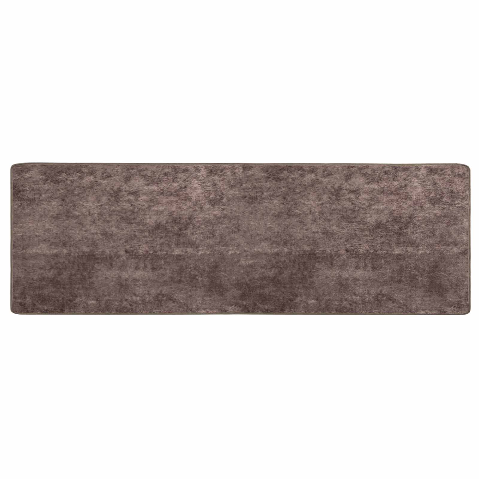 Teppichläufer MARSA Grau 100 x 300 cm Polyester und PVC