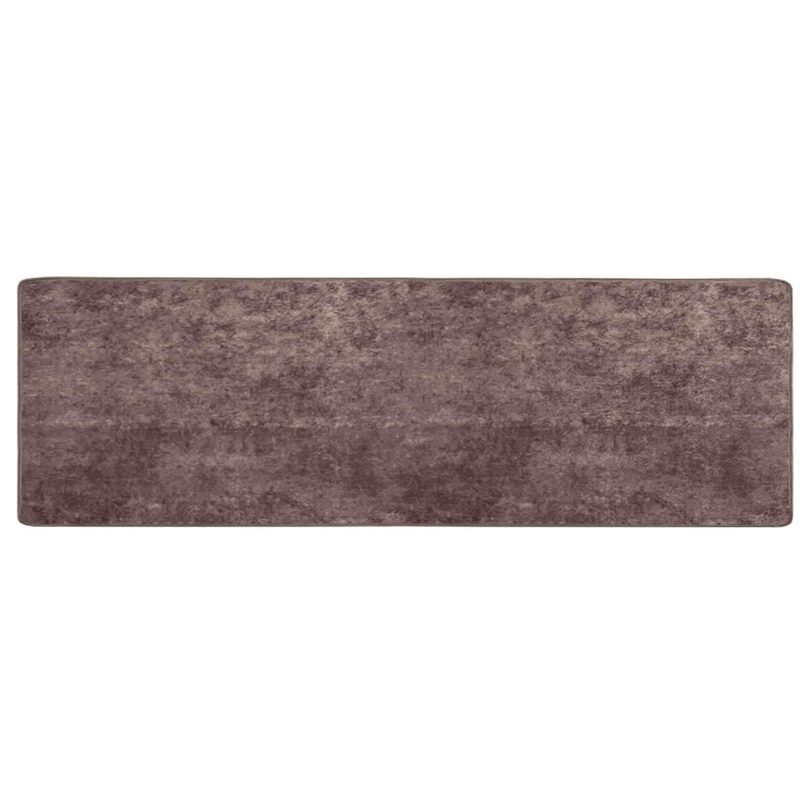 Teppichläufer MARSA Grau 100 x 350 cm Polyester und PVC