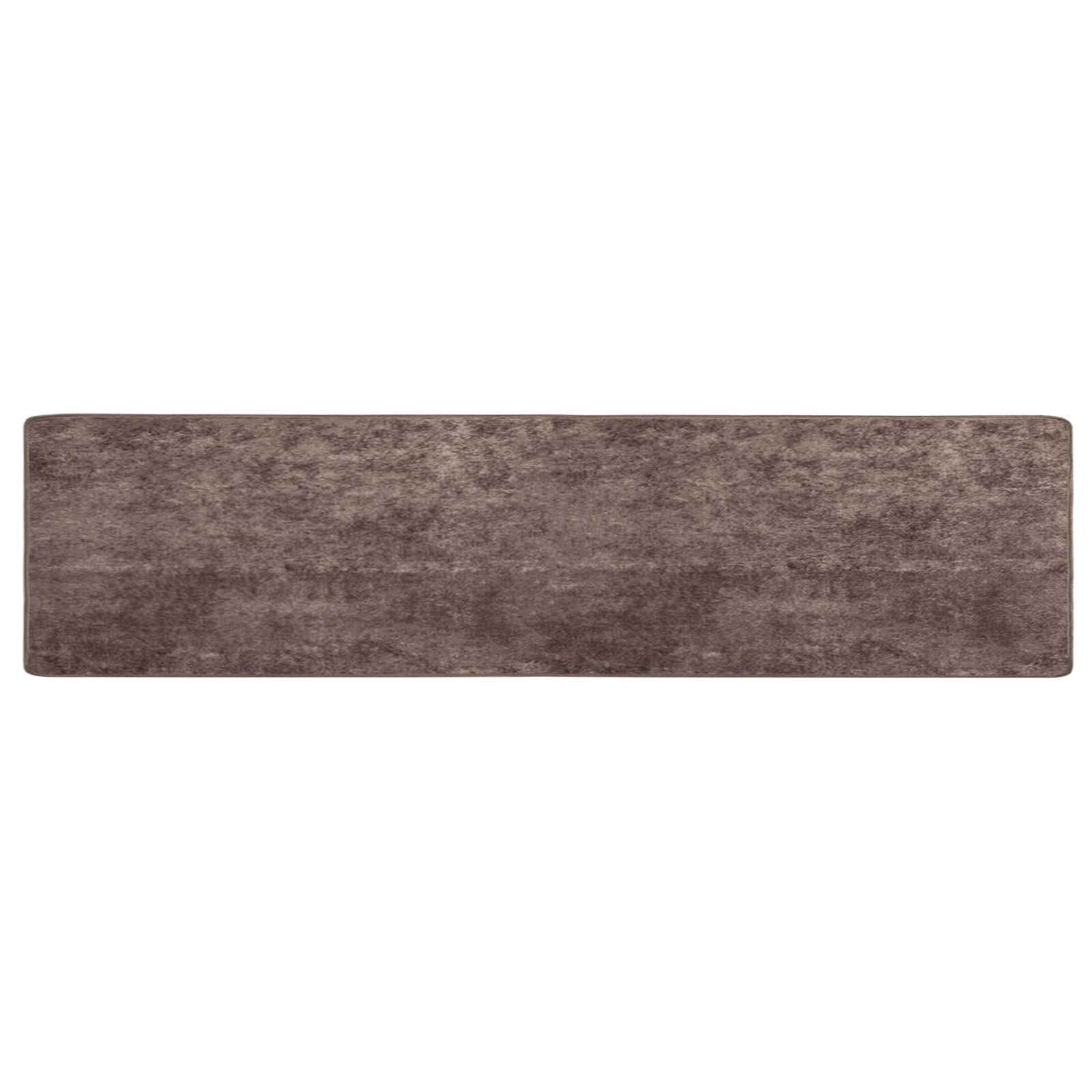 Teppichläufer MARSA Grau 100 x 450 cm Polyester und PVC